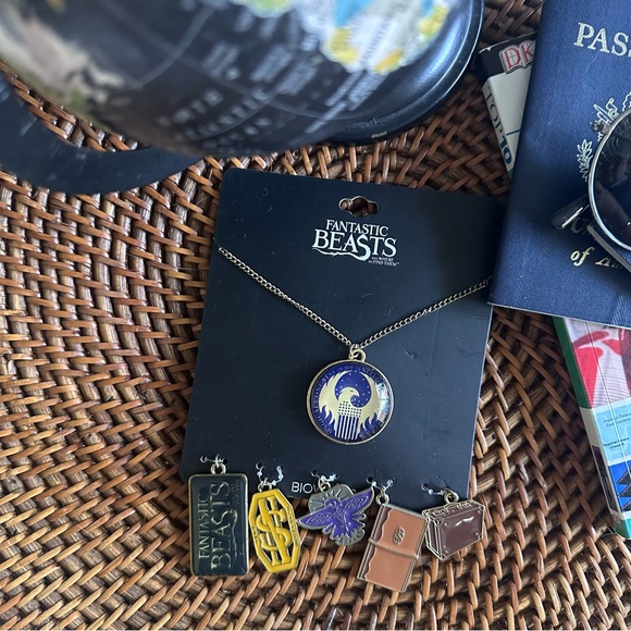 Warner Brothers “Fantastic Beasts” Charm Necklace New in Package - Picture 1 of 9